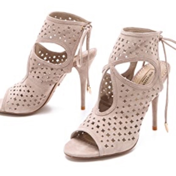 Aquazzura Shoes - Aquazurra “Sexy Thing Star Cutout” sandal blue